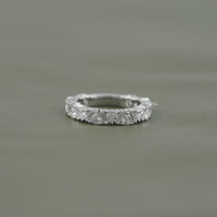 Trillion & Baguette Diamond Eternity Band