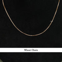 Yellow Gold Square Wheat Chain