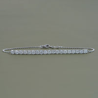 Round Lab Diamond Chain Bracelet
