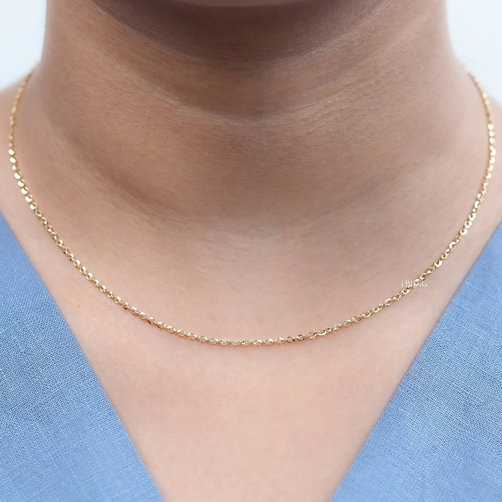Dainty Flat Cable Chain