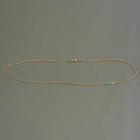 Yellow Gold Square Wheat Chain