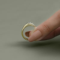 Old Mine Cushion Cut Diamond Wedding Band