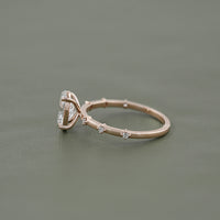 Oval Cut Lab Grown Diamond Engagement Ring