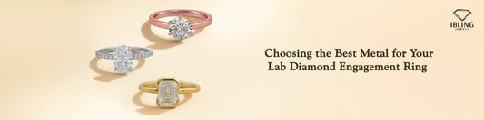 iBling Jewels lab grown diamond engagement rings in rose gold, white gold and yellow gold metal options