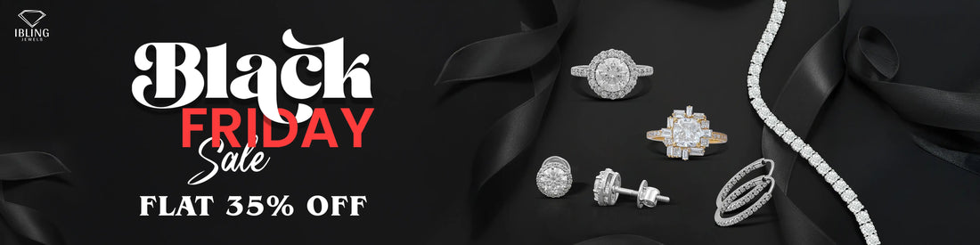 Black Friday 35% Off Lab Grown Diamond Rings, Tennis Bracelets, Studs & Hoops- iBling Jewels