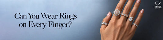 Woman wearing a diamond contoured wedding band with a curved V-shaped design in yellow gold.