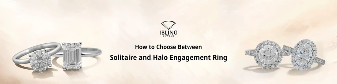 Stunning lab grown diamond solitaire and halo engagement rings from iBling Jewels USA