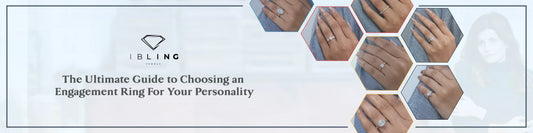 Image showing different styles of engagement rings worn by women, each matching a unique personality type