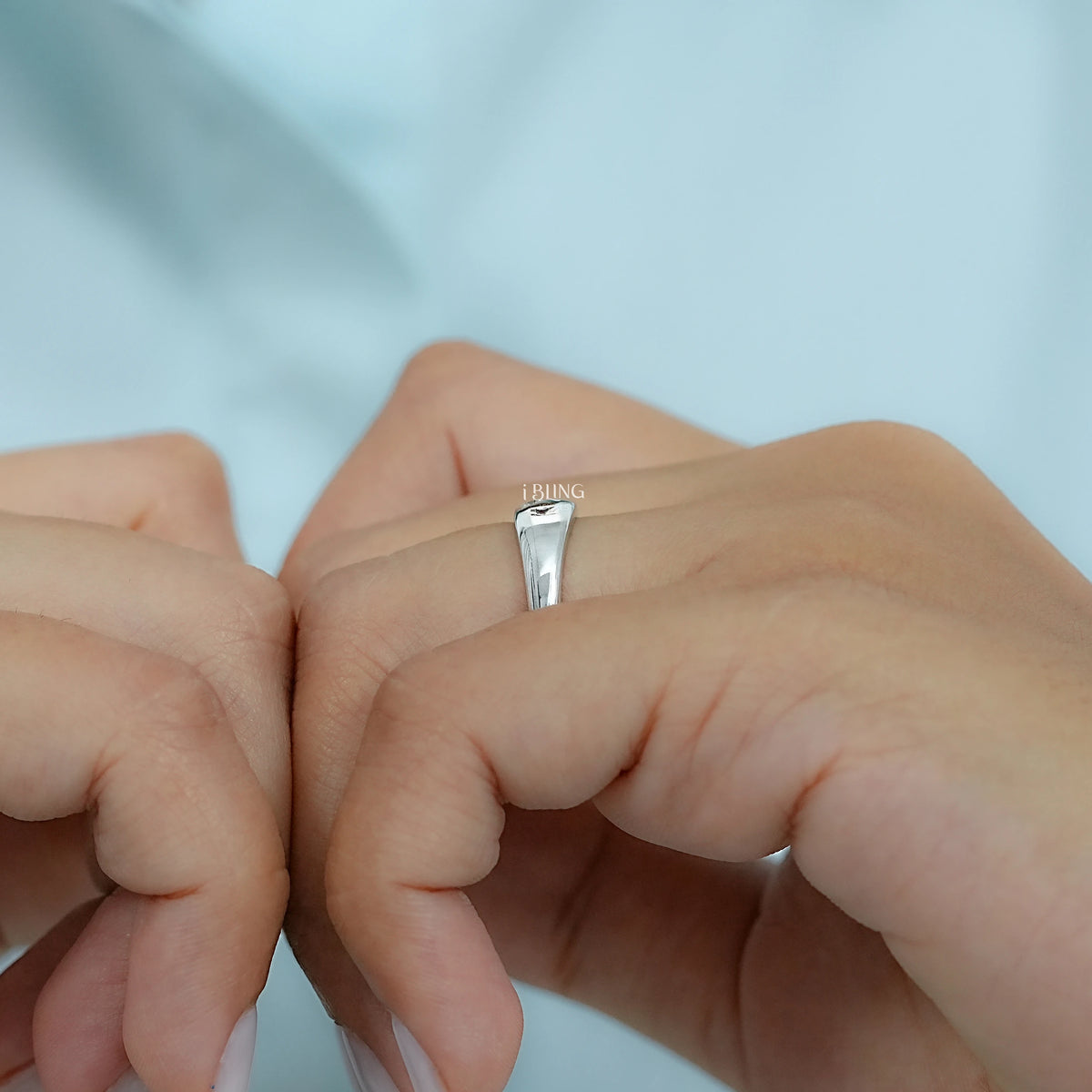 Multi Shaped Lab Grown Diamond Domed Band Wedding Band