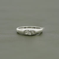 Multi Shaped Lab Grown Diamond Domed Band