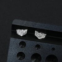 Step Cut Cadillac Cut Lab Diamond Matching Pair
