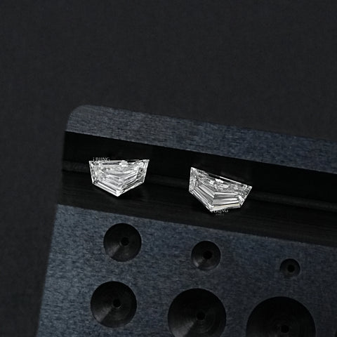 Step Cut Cadillac Cut Lab Diamond Matching Pair