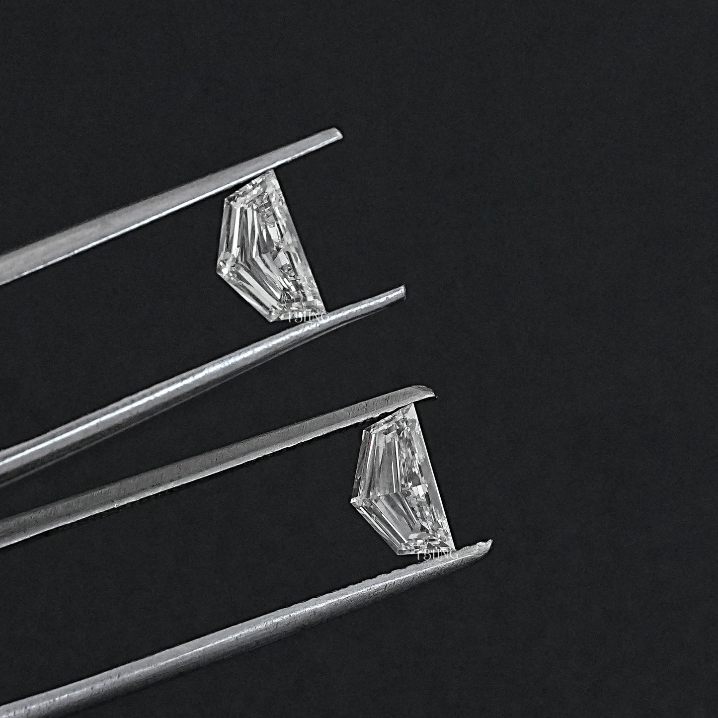 Step Cut Cadillac Cut Lab Diamond Matching Pair