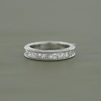 French Cut Baguette Lab Diamond Band