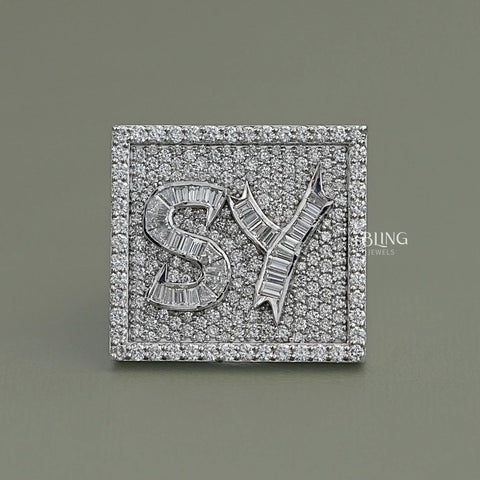 Baguette Cut Lab Grown Diamond Men's Band