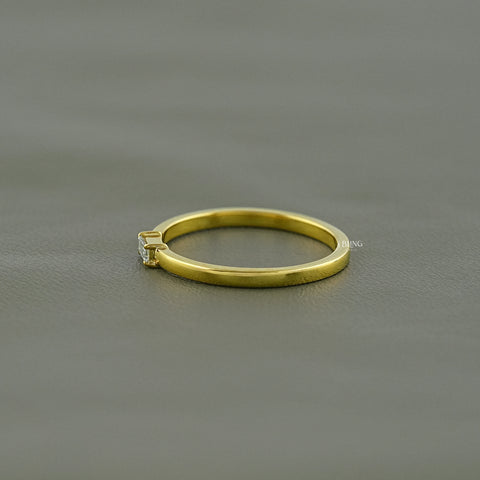 Baguette Cut Lab Grown Diamond Wedding Band