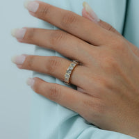 Radiant Lab Grown Diamond Full Eternity Band