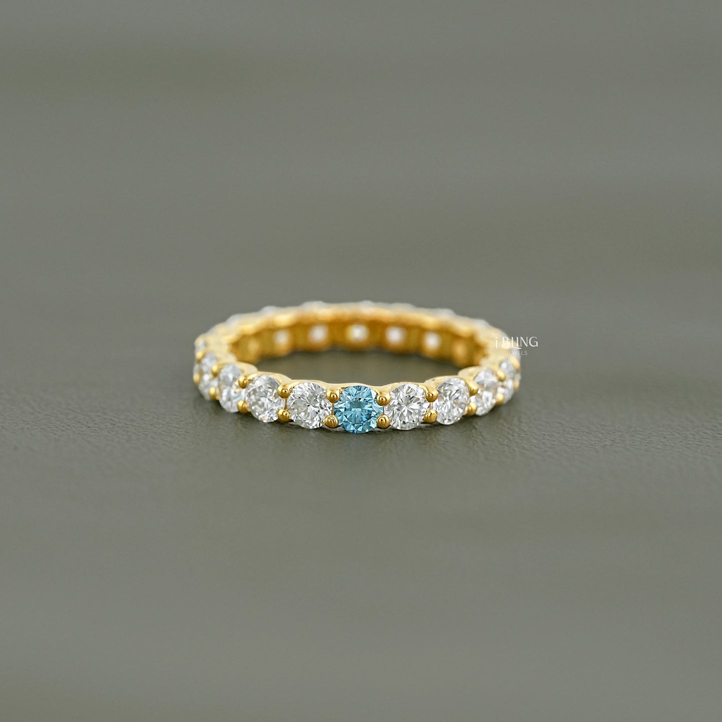 3.00 MM Round Cut Lab Diamond Wedding Band