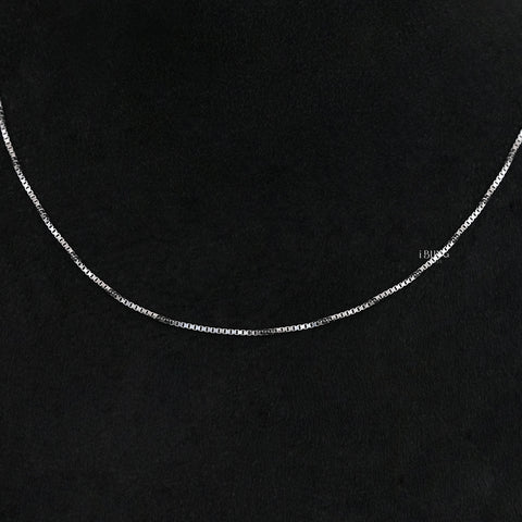 White Gold Box Chain