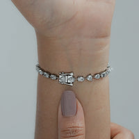 Multi Shape lab Diamond Tennis Bracelet
