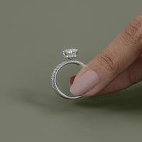 Radiant Cut Lab Grown Diamond Bridal Ring Set