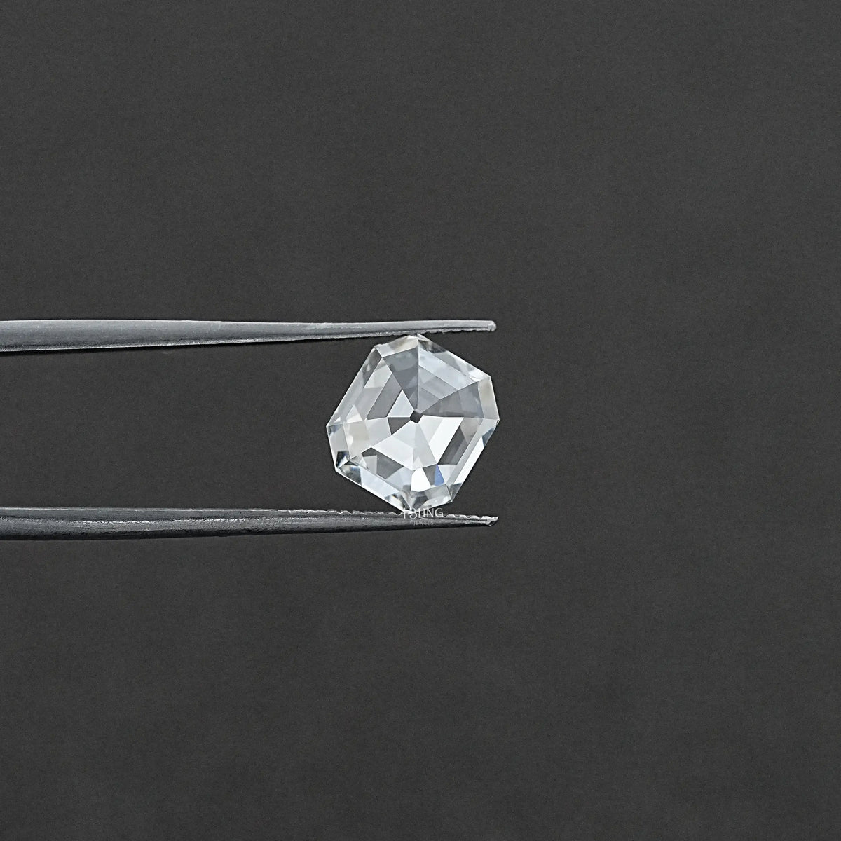 Old Mine Square Emerald Cut Lab Grown Diamond