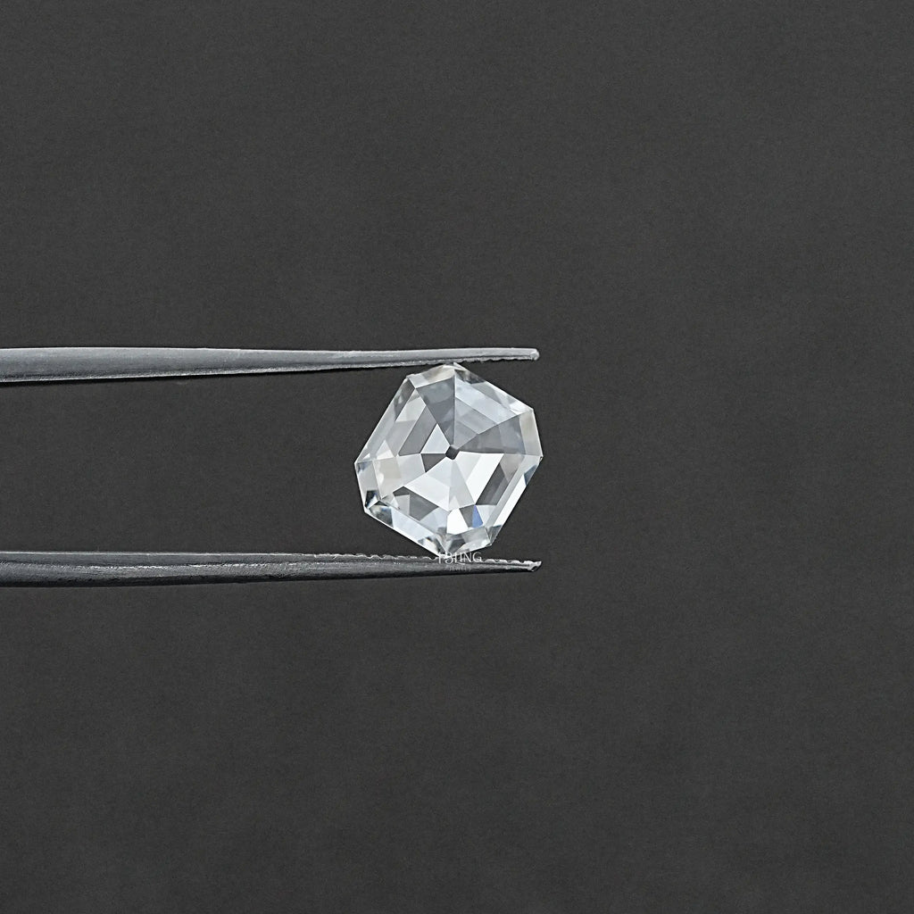 Old Mine Square Emerald Cut Lab Grown Diamond