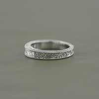 French Cut Baguette Lab Diamond Band