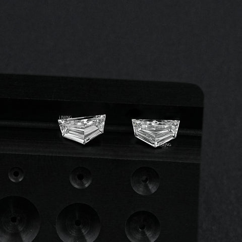 Step Cut Cadillac Cut Lab Diamond Matching Pair