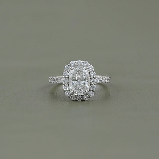 Cushion Lab Diamond Engagement Ring
