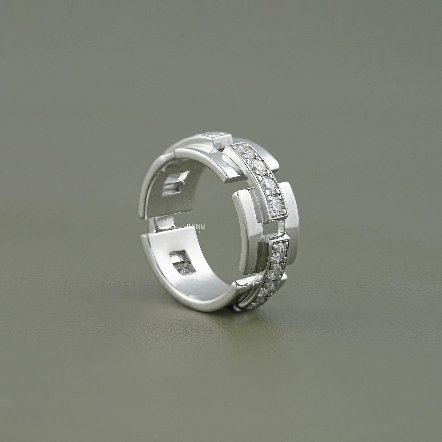 Round Cut Lab Grown Diamond Wedding Band Band