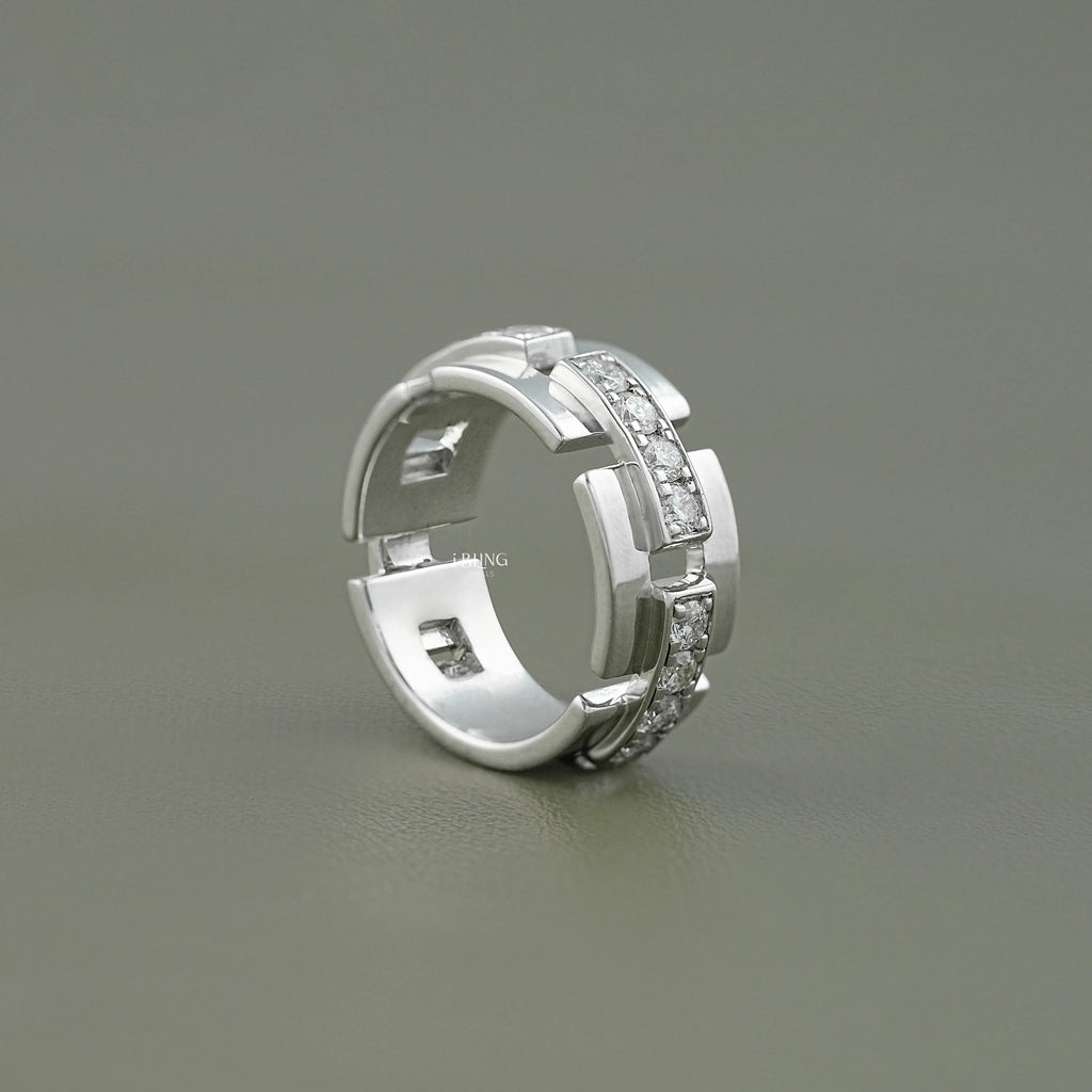 Round Cut Lab Grown Diamond Wedding Band