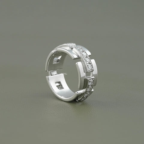 Round Cut Lab Grown Diamond Wedding Band