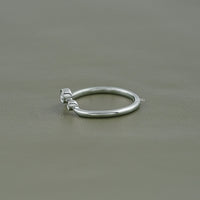 Round Lab Grown Diamond Three Stone Ring
