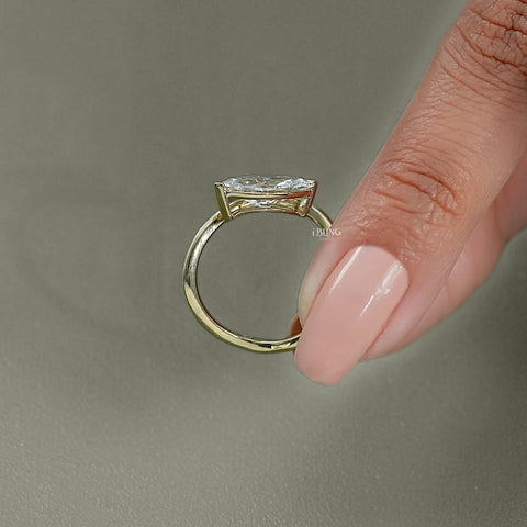 Marquise Diamond  Solitaire Engagement Ring
