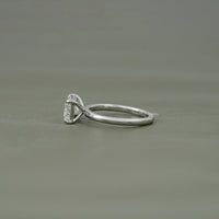 Radiant Lab Grown Diamond East West Solitaire Ring
