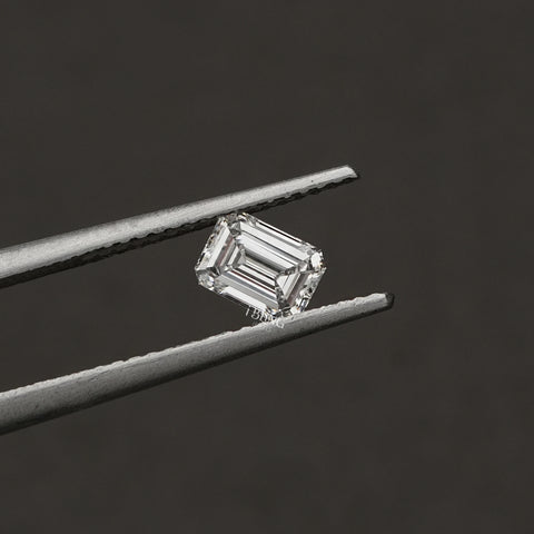 IGI Certified Emerald Cut Lab Grown Diamond