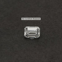IGI Certified Emerald Cut Lab Grown Diamond