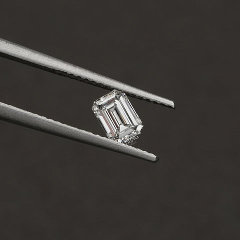 IGI Certified Emerald Cut Lab Grown Diamond