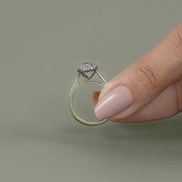 Oval Cut Lab Grown Diamond Solitaire Engagement Ring