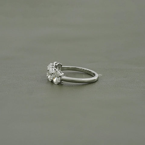 Oval Cut Lab Diamond Five Stone Ring