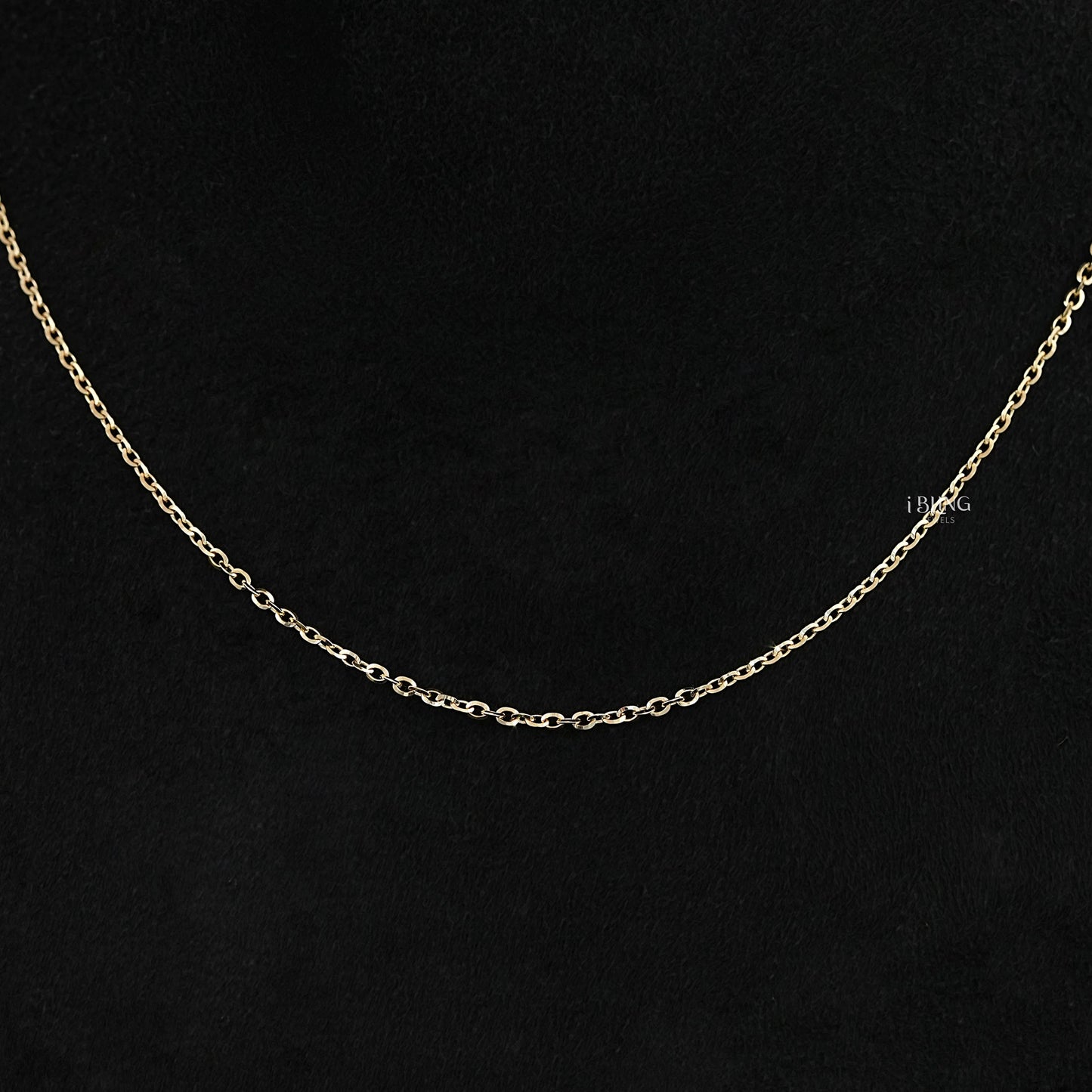 Dainty Flat Cable Chain Necklace