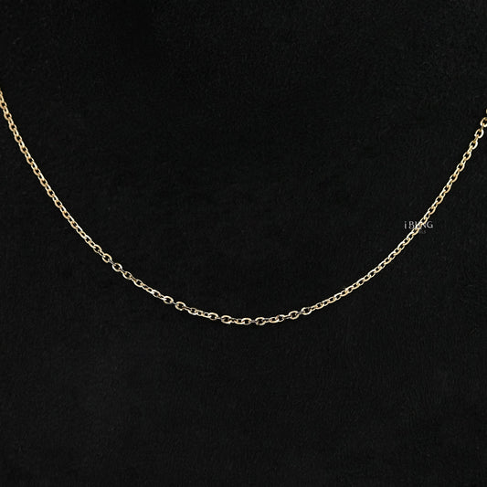 Dainty Flat Cable Chain Necklace