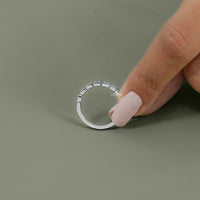 Radiant Lab Diamond Bezel Set Wedding Band