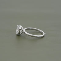 Heart Cut Lab Grown Diamond Solitaire Engagement Ring