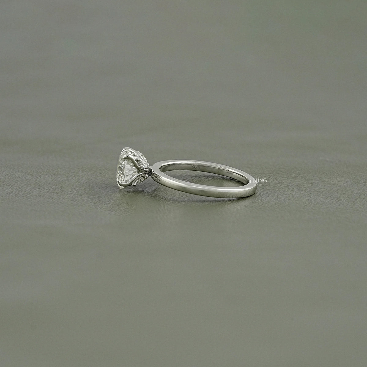 Heart Lab Diamond Solitaire Engagement Ring Solitaire Ring