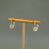 Cushion Lab Grown Diamond Hoop Earrings