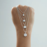 Round Moissanite Solitaire Pendant