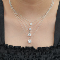 Round Moissanite Solitaire Pendant