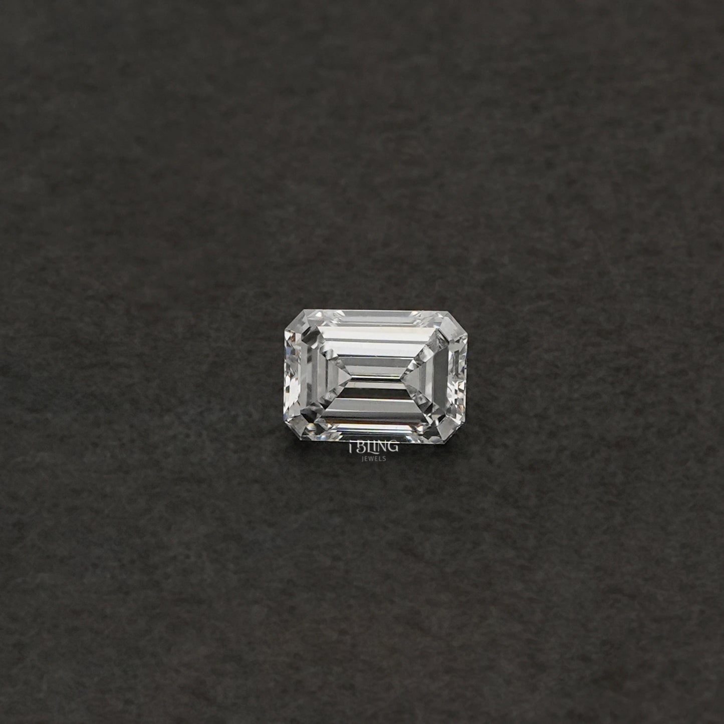 IGI Certified Emerald Cut Lab Grown Diamond